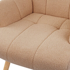 Кресло BRABIX &laquo;Soft LC-305&raquo;, фактурная ткань букле (экомех), светло-бежевое, 533147