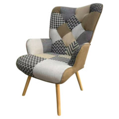 Кресло BRABIX &laquo;Soft LC-305&raquo;, ткань, пэчворк (лоскутное), 533148