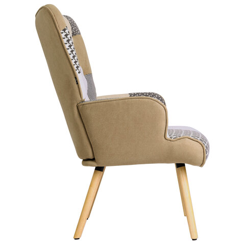 Кресло BRABIX Soft LC-305, ткань, пэчворк (лоскутное), 533148