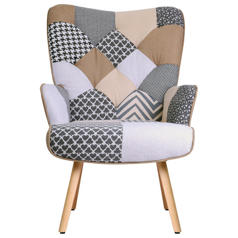 Кресло BRABIX Soft LC-305, ткань, пэчворк (лоскутное), 533148