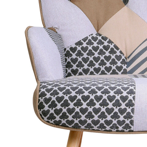 Кресло BRABIX Soft LC-305, ткань, пэчворк (лоскутное), 533148