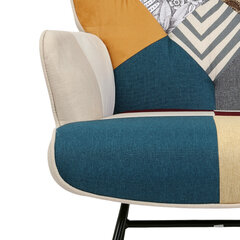 Кресло-качалка BRABIX &laquo;Rock LC-310&raquo;, ткань, пэчворк (лоскутное), 533149