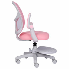 Кресло детское с подставкой для ног BRABIX &laquo;Toy MG-205&raquo;, сетка/<wbr/>ткань TW, розовое, 533151