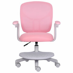 Кресло детское с подставкой для ног BRABIX &laquo;Toy MG-205&raquo;, сетка/<wbr/>ткань TW, розовое, 533151