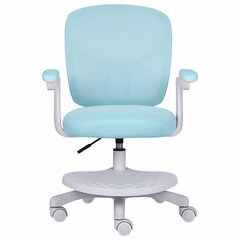 Кресло детское с подставкой для ног BRABIX &laquo;Toy MG-205&raquo;, сетка/<wbr/>ткань TW, голубое, 533152