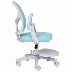 Кресло детское с подставкой для ног BRABIX &laquo;Toy MG-205&raquo;, сетка/<wbr/>ткань TW, голубое, 533152