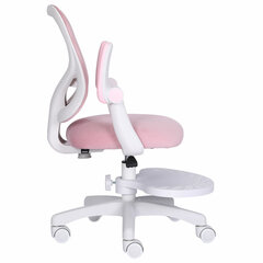 Кресло детское с подставкой для ног BRABIX &laquo;Sky MG-206&raquo;, велюр, розовое, 533154