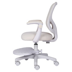 Кресло детское с подставкой для ног BRABIX &laquo;Sky MG-206&raquo;, велюр, бежевое, 533156