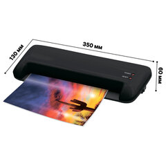 Ламинатор CACTUS CS-LAB-A4400B, формат A4, толщина пленки 80-125 мкм, скорость 40 см/<wbr/>мин, черный, 1448161