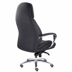 Кресло офисное &laquo;EPIK&raquo; A-181-G, мультиблок, натуральная кожа, черное