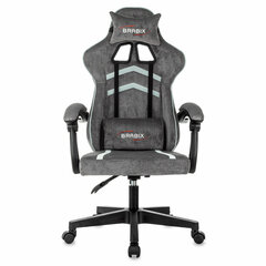 Кресло компьютерное BRABIX &laquo;Shooter GM-123&raquo;, 2 подушки, ткань, серое, 533192