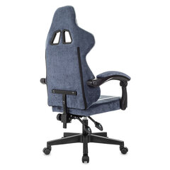 Кресло компьютерное BRABIX &laquo;Shooter GM-123&raquo;, 2 подушки, ткань, синее/<wbr/>серое, 533212