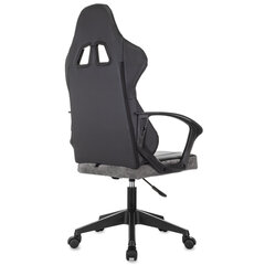 Кресло компьютерное BRABIX &laquo;Forcer GM-127&raquo;, 2 подушки, экокожа/<wbr/>велюр, черное/<wbr/>серое, 533216