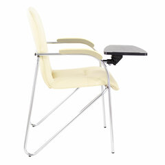 Кресло со столом BRABIX &laquo;Samba CF-108 BOX-2&raquo;, хром каркас, кожзам бежевый, разобрано, 533219