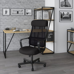 Кресло офисное Chairman CH 590, сетка/<wbr/>ткань, черное