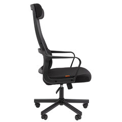 Кресло офисное Chairman CH 590, сетка/<wbr/>ткань, черное