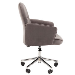 Кресло офисное Chairman CH 130, велюр, темно-серое