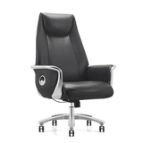 Кресло HAWASAN (ХАВАСАН) PREMIUM EX-800, до 200 кг, синхромеханизм, алюминий, экокожа, черное, 533234