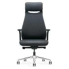 Кресло HAWASAN (ХАВАСАН) PREMIUM EX-830 X-ONE, синхромеханизм, алюминий, экокожа, черное, 533239