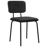Стулья BRABIX "Dream CF-090", КОМПЛЕКТ 4 шт., черный каркас, ткань черная, 533243