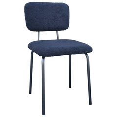 Стулья BRABIX &laquo;Ideal CF-080&raquo;, КОМПЛЕКТ 4 шт., черный каркас, букле черный, 533244