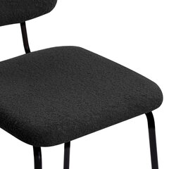 Стулья BRABIX &laquo;Ideal CF-080&raquo;, КОМПЛЕКТ 4 шт., черный каркас, букле черный, 533244