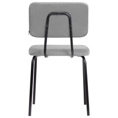 Стулья BRABIX &laquo;Dream CF-090&raquo;, КОМПЛЕКТ 4 шт., черный каркас, ткань серая, 533252