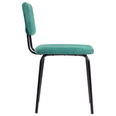 Стулья BRABIX &laquo;Dream CF-090&raquo;, КОМПЛЕКТ 4 шт., черный каркас, ткань зеленая, 533253