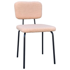 Стулья BRABIX &laquo;Ideal CF-080&raquo;, КОМПЛЕКТ 4 шт., черный каркас, букле бежевый, 533255