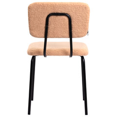 Стулья BRABIX &laquo;Ideal CF-080&raquo;, КОМПЛЕКТ 4 шт., черный каркас, букле бежевый, 533255