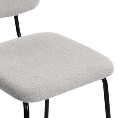 Стулья BRABIX &laquo;Ideal CF-080&raquo;, КОМПЛЕКТ 4 шт., черный каркас, букле серый, 533256