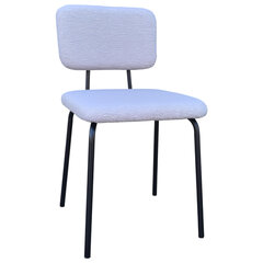 Стулья BRABIX &laquo;Ideal CF-080&raquo;, КОМПЛЕКТ 4 шт., черный каркас, букле серый, 533256