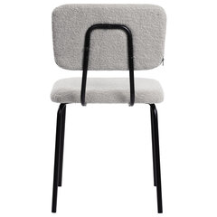 Стулья BRABIX &laquo;Ideal CF-080&raquo;, КОМПЛЕКТ 4 шт., черный каркас, букле серый, 533256