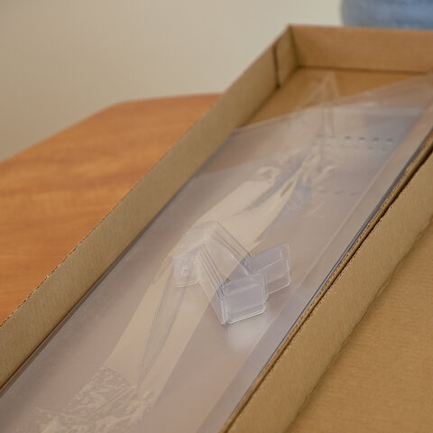 Экран для кондиционера потолочного размером от 850х850 до 950х950 мм, ПЭТ, прозрачный, 1,5 мм, 10000060