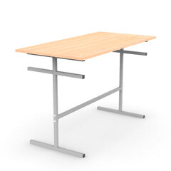 Стол для столовых на 4 места &laquo;ССТ 1200&raquo;, 1200&times;600&times;760 мм, рост 6, каркас металл, ЛДСП, цвет бук
