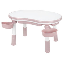 Стол детский трансформер 3 в 1 BRABIX KIDS CT-001, растущий, 2-8 лет, пластик, розовый, 533289