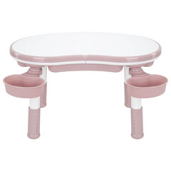 Стол детский трансформер 3 в 1 BRABIX KIDS CT-001, растущий, 2-8 лет, пластик, розовый, 533289