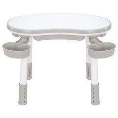 Стол детский трансформер 3 в 1 BRABIX KIDS CT-001, растущий, 2-8 лет, пластик, серый, 533290