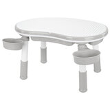 Стол детский трансформер 3 в 1 BRABIX KIDS CT-001, растущий, 2-8 лет, пластик, серый, 533290
