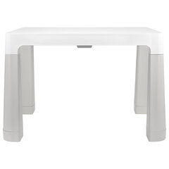 Стол детский + стул BRABIX KIDS CS-003, 2-7 лет, пластик белый + серый, 533292
