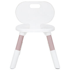 Стул детский BRABIX KIDS CC-001, 2-8 лет, пластик розовый + белый, 533294