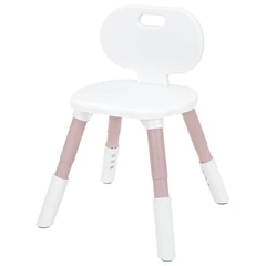 Стул детский BRABIX KIDS CC-001, 2-8 лет, пластик розовый + белый, 533294