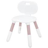 Стул детский BRABIX KIDS CC-001, 2-8 лет, пластик розовый + белый, 533294