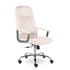Кресло офисное &laquo;Бостон&raquo;, CH-277, хром, ткань, бежевый (M-11)