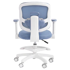 Кресло детское с подставкой для ног BRABIX KIDS &laquo;MG-215&raquo;, сетка/<wbr/>ткань TW, голубое, 533312