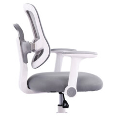 Кресло детское с подставкой для ног BRABIX KIDS &laquo;MG-215&raquo;, сетка/<wbr/>ткань TW, серое, 533313