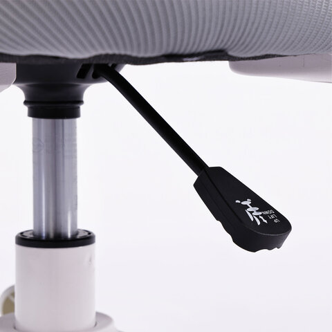 Кресло детское с подставкой для ног BRABIX KIDS "MG-220", сетка/ткань TW, серое, 533315 - фото 9