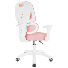 Кресло детское с поясничной поддержкой BRABIX KIDS "MG-225", сетка/ткань TW, розовое, 533316