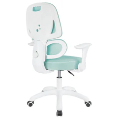 Кресло детское с поясничной поддержкой BRABIX KIDS "MG-225", сетка/ткань TW, голубое, 533317