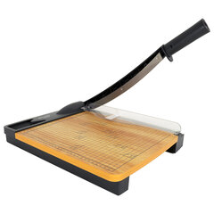 Резак сабельный BRAUBERG KATANA WOOD TSW-420 A4, 20 листов, длина реза 300 мм, деревянное основание, 533366